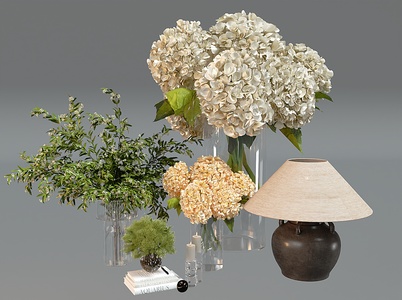 意式轻奢花艺_其他摆件su模型