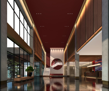 酒店大堂3d模型