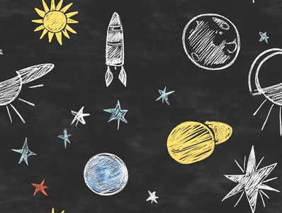 无缝现代黑板_涂鸦黑板贴图 (3)