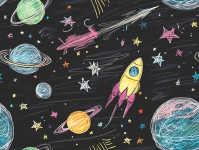 无缝现代黑板_涂鸦黑板贴图 (5)