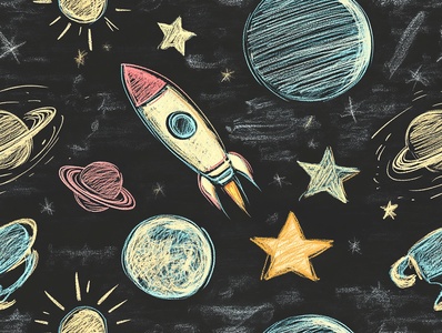 无缝现代黑板_涂鸦黑板贴图 (6)