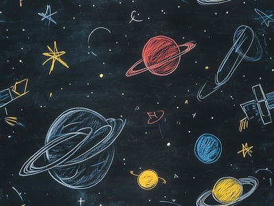 无缝现代黑板_涂鸦黑板贴图