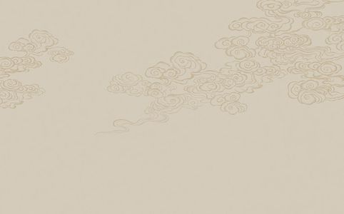 新中式床头沙发背景画屏风画壁纸壁布 (40)