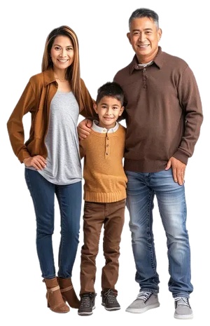 png免扣领着小孩的人物亲子人物家庭温馨 (16)