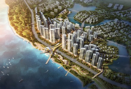 武汉蔡甸中铁建项目 su草图模型