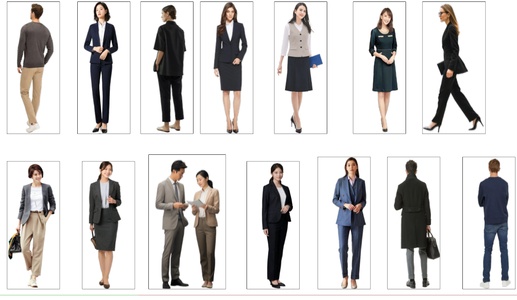 商务人物办公人物正装人物2d模型