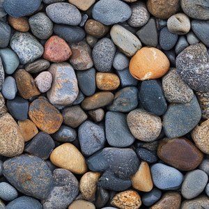 现代自然地面_鹅卵石地面_花园地面_自然地面_彩色石头_庭院景观贴图