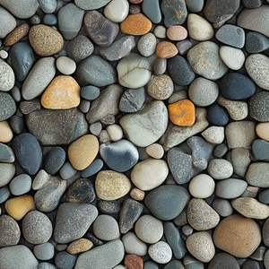现代自然地面_碎石_彩色石头_鹅卵石地面_庭院景观_砾石铺路贴图 (2)