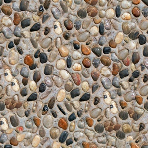 新中式现代文化石_鹅卵石_雨花石_铺地_卵石拼花_彩色卵石贴图