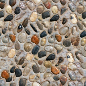 新中式中式文化石_鹅卵石_雨花石_地面_铺地_彩色卵石贴图