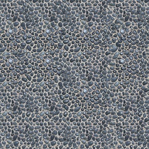 新中式中式文化石_鹅卵石_雨花石_黑色卵石_文化石铺装_园路贴图