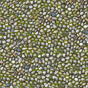 无缝生态砾石鹅卵石贴图