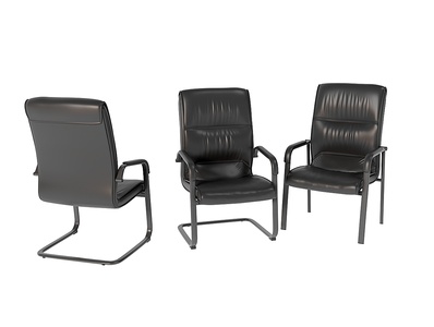 现代办公椅_办公椅老板椅3D模型