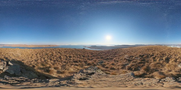 24--qwantani_moonrise蓝天黄昏带星星的天空蓝天hdr天空_16k