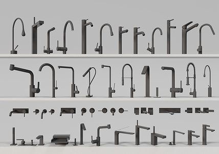 水龙头_台盆龙头_水槽龙头SU模型