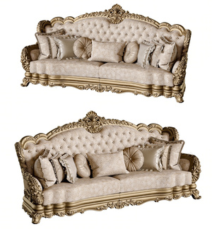 欧式古典双人沙发3D模型