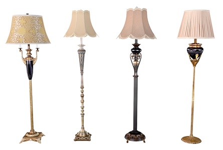 欧式古典室内落地灯SU模型