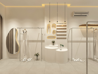 福建店服装店 3d模型