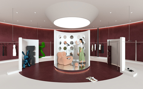 服装店 3d模型