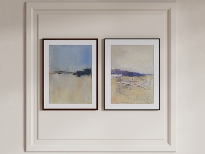 现代油画 su草图模型