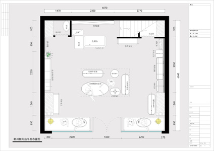 郴州服装店施工图CAD
