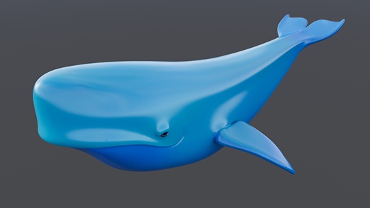 海洋中的大鲸鱼