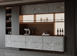 意式餐边柜 备餐柜SU模型