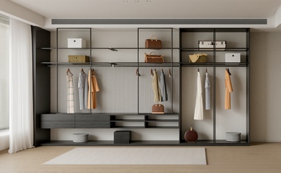 现代衣柜_SU模型