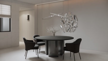 现代简约餐桌 餐厅SU模型