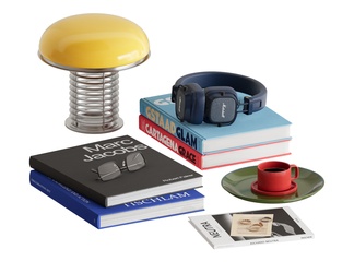 复古中古摆件组合SU模型