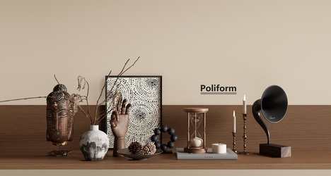 中古摆件组合  饰品摆件SU模型