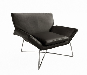 现代意式单人沙发_休闲椅SU模型