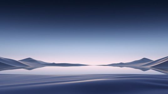 现代山脉广告灯箱屏幕海报 (20)