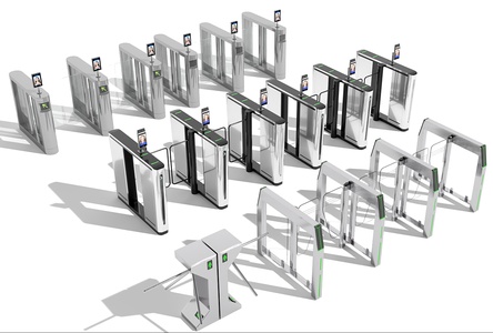 公用器材_自动门_感应门_闸门_门禁机_现代闸机3D模型(2021)3d模型下载