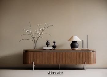 中古侘寂电视柜 SU模型