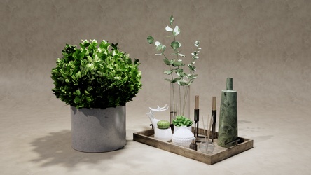 现代其他摆件_装饰摆件_软装饰品SU模型