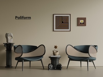 意式法式休闲椅 _SU模型