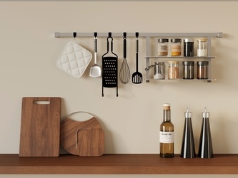 现代厨房器具_案板_调料SU模型