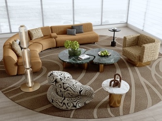 轻奢沙发组合_组合沙发SU模型(1)