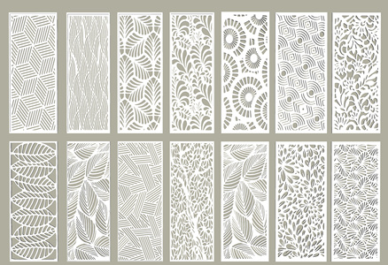 现代隔断 镂空隔断 艺术隔断墙SU模型