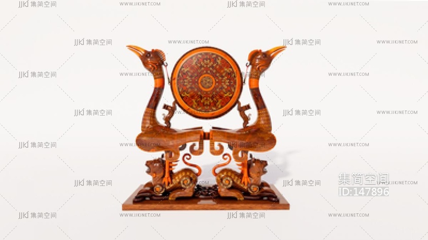 虎座凤架悬鼓