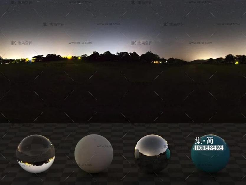 夜晚傍晚室外户外hdr贴图8k-16k高清贴图 