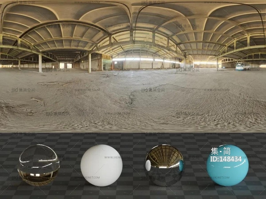 室内工厂厂房hdr贴图8k-16k高清贴图