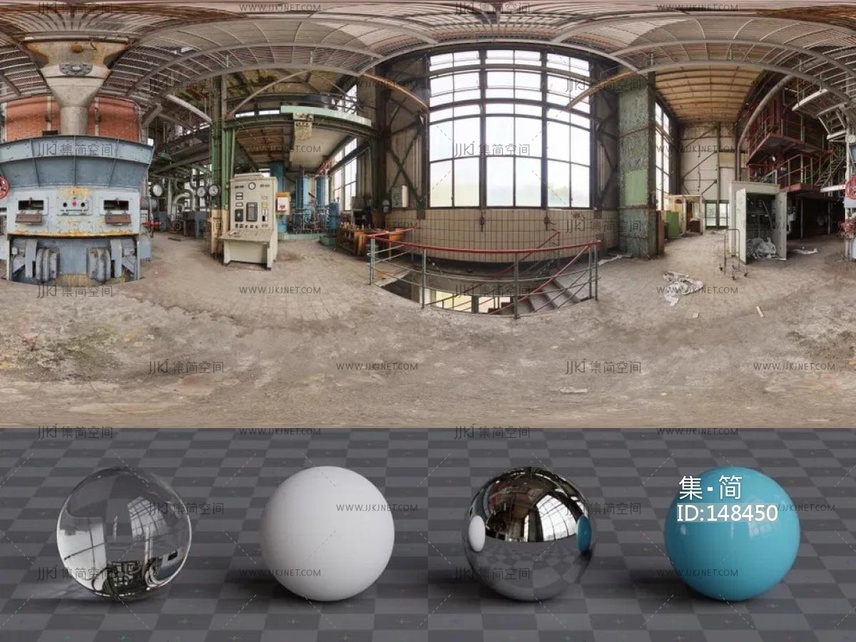 室内工厂hdr贴图8k-16k高清贴图
