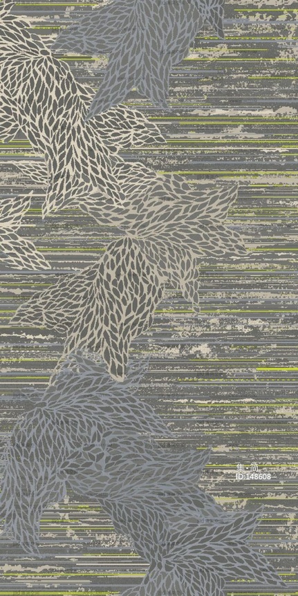 新中式现代走廊长条地毯 (3)