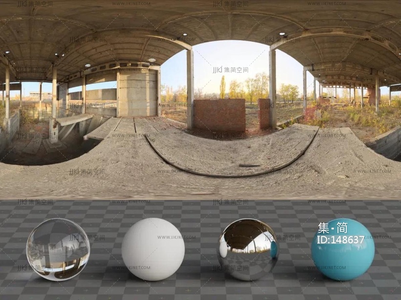 工厂场地hdr贴图8k-16k高清贴图