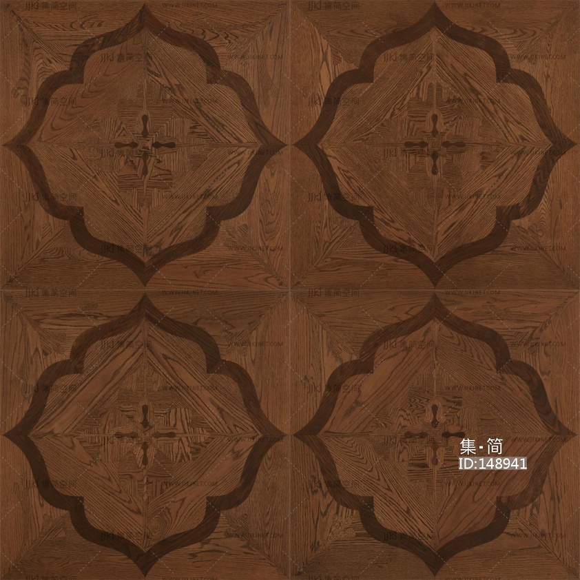 约翰斯拼花木地板贴图