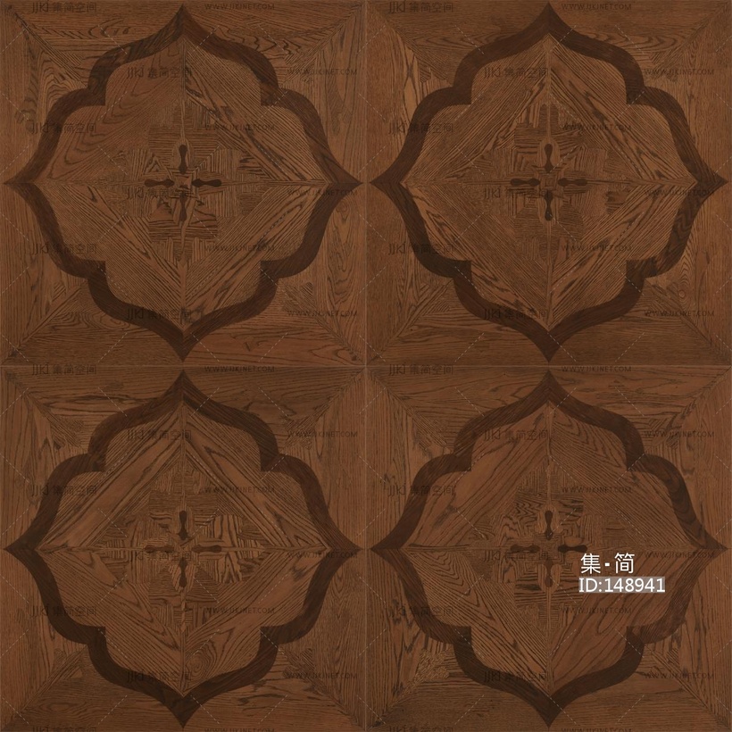 约翰斯拼花木地板贴图