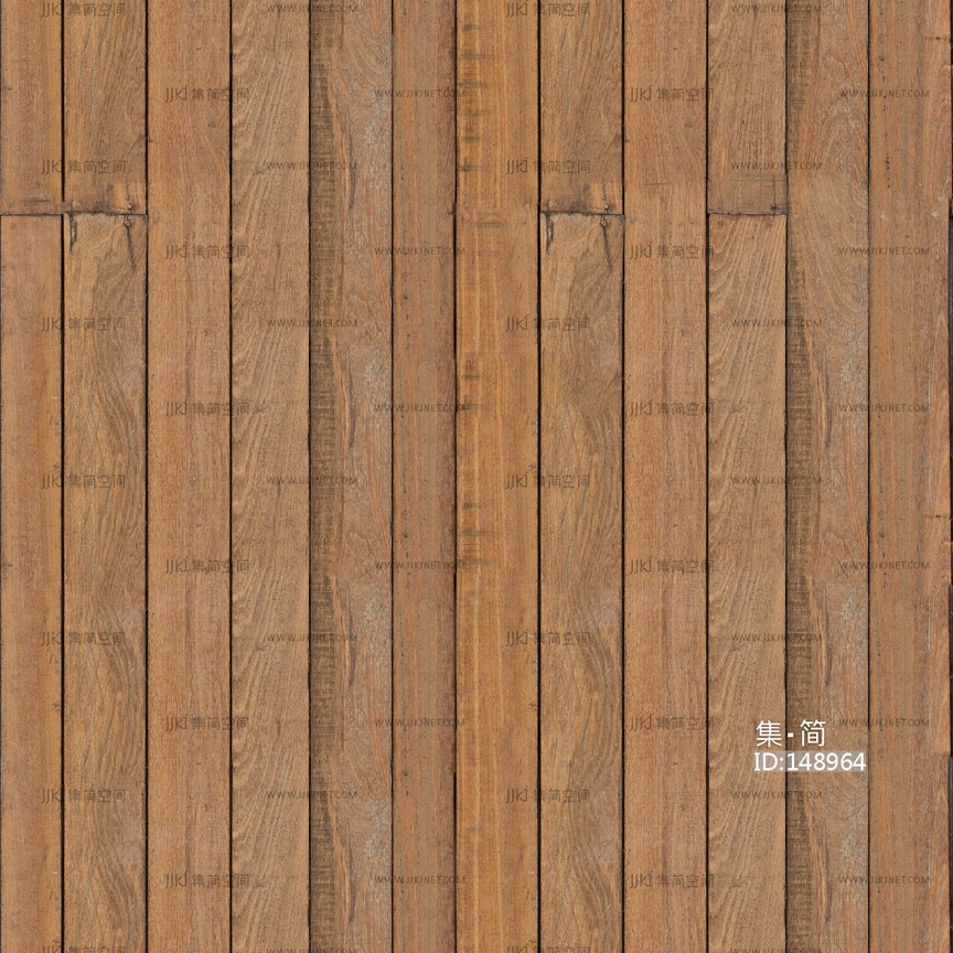 无缝原木色旧肌理防腐木贴图