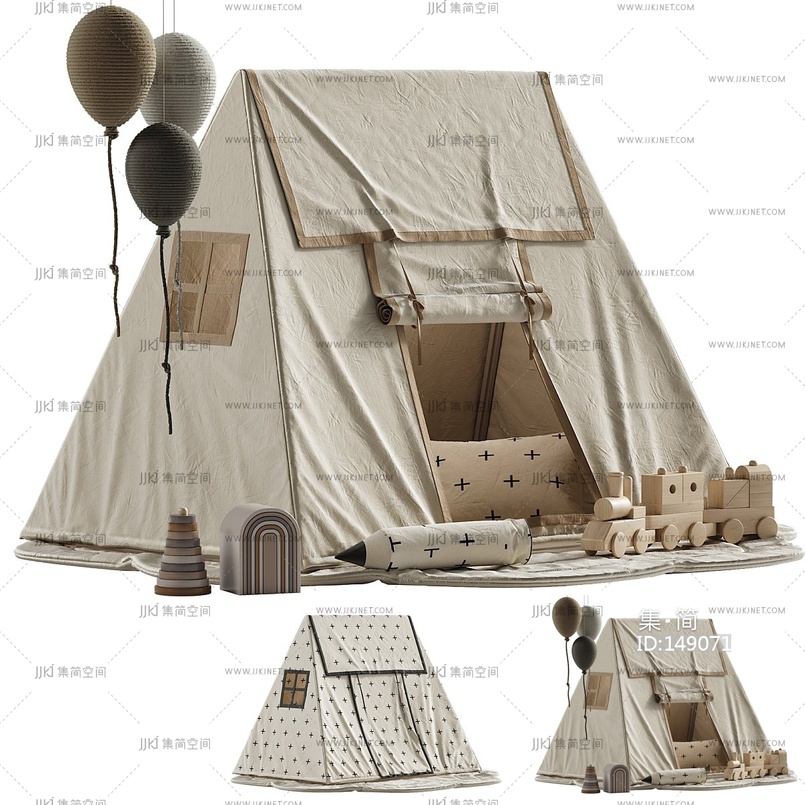  帐篷_创意儿童床 